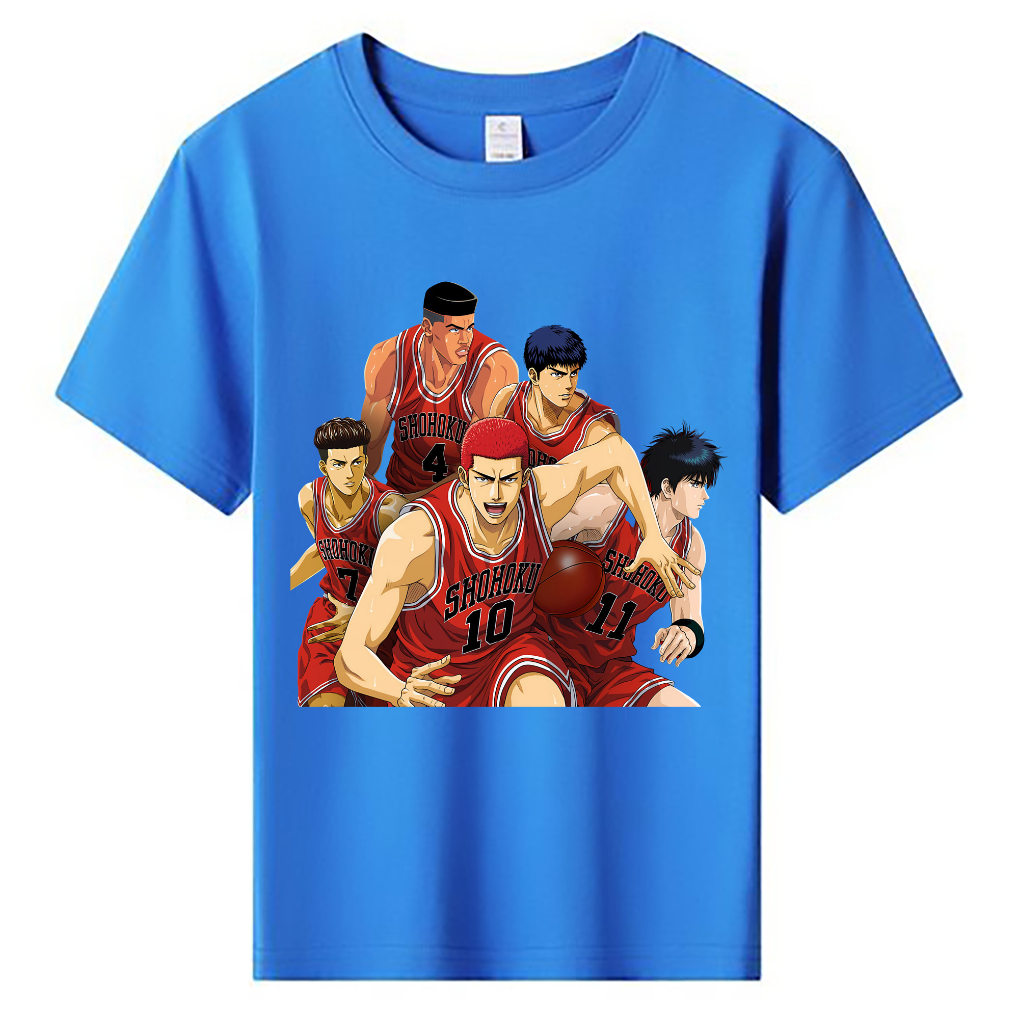 （画像用） SLAM DUNK／スラムダンク 綿100％キッズTシャツ（フロントプリント）